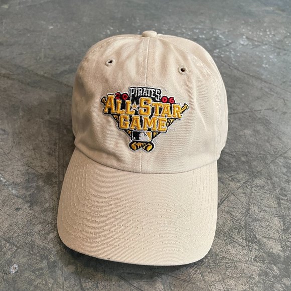 MLB Other - Vtg Pittsburgh Pirates All Star Game Baseball Cap Khaki Twill Twins Enterprise